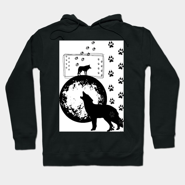 Wolf designed by CaligoViatoris Hoodie by CaligoViatoris